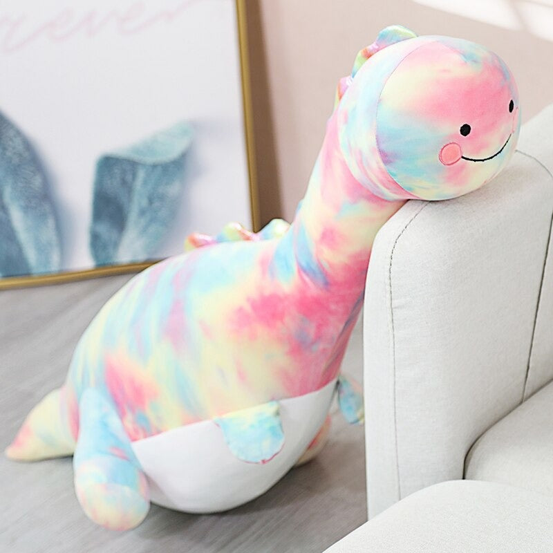 The Long Rainbow Dinosaur Plush Toy