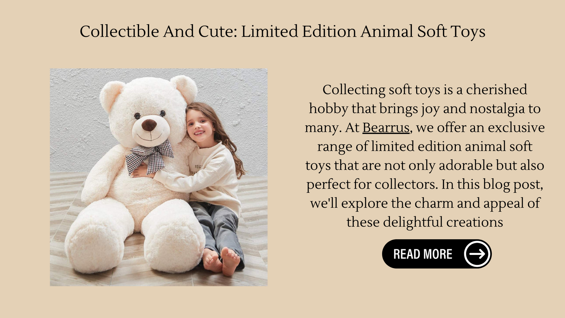 Collectible And Cute: Limited Edition Animal Soft Toys