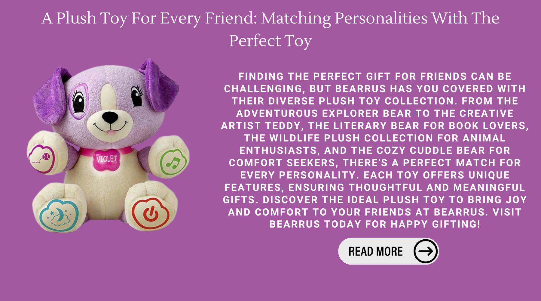 A Plush Toy For Every Friend: Matching Personalities With The Perfect Toy