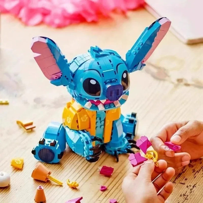 Stitch Inspired Building Block Figure Set