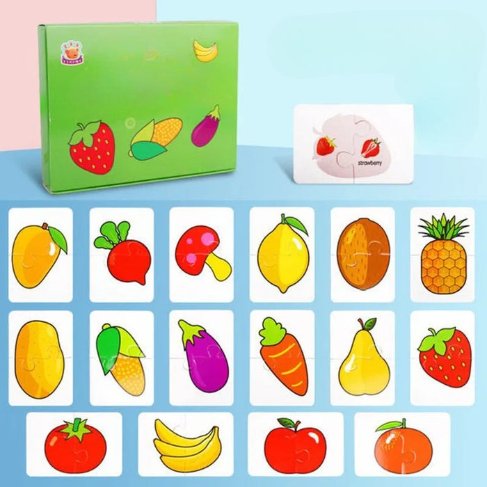 Educational Matching Puzzle Cards