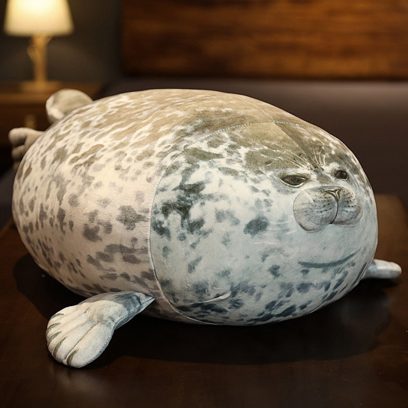 Plush Stuffed Seal Cartoon Pillow