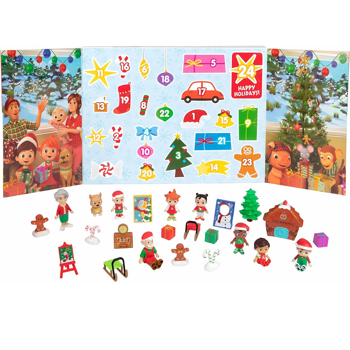 2024 Holiday Advent Calendar 24 Piece Toy Playset