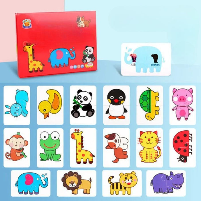 Educational Matching Puzzle Cards