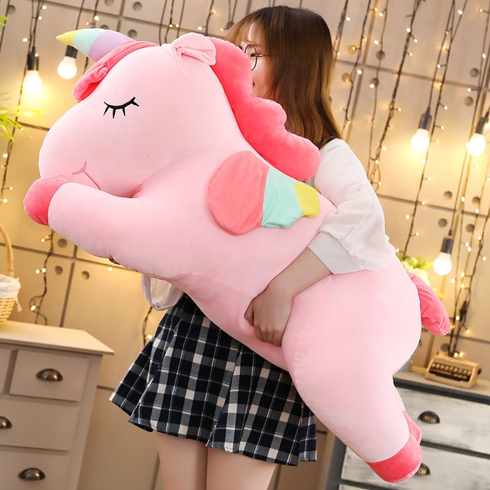 Plush Unicorn Toy And Pillow