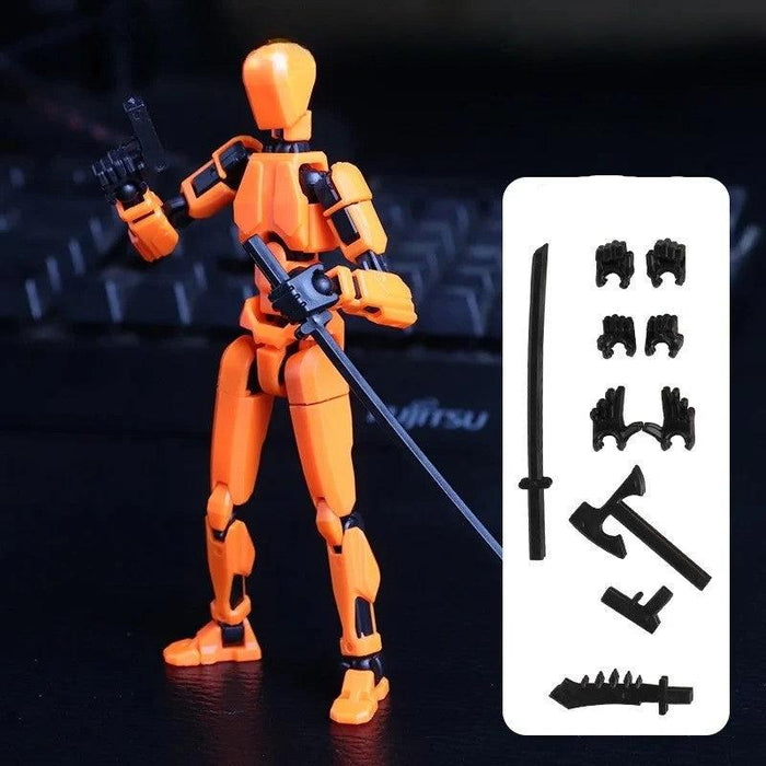 Buildable Action Toy Figure Kit With Accessories