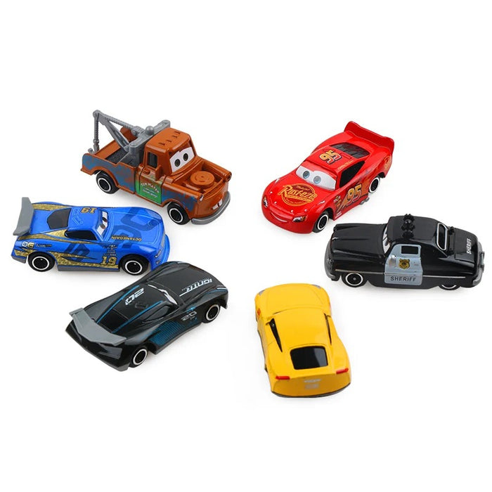 7 Piece Toy Car Collection With Transport Truck