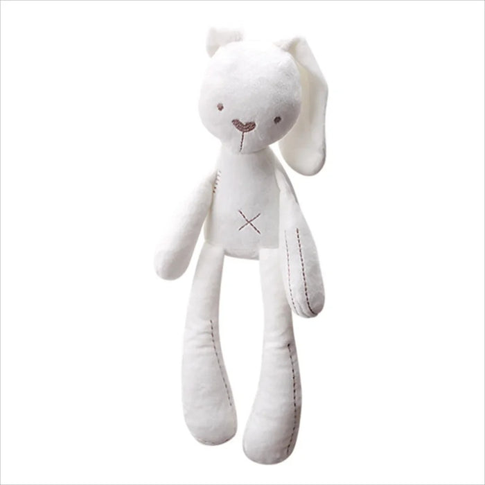 Soft Plush Bunny Toy With Embroidered Details