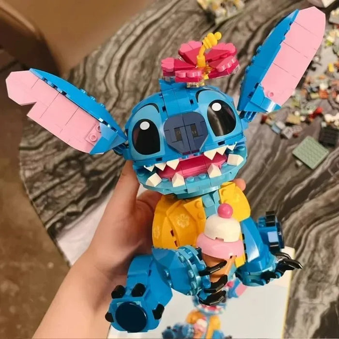 Stitch Inspired Building Block Figure Set