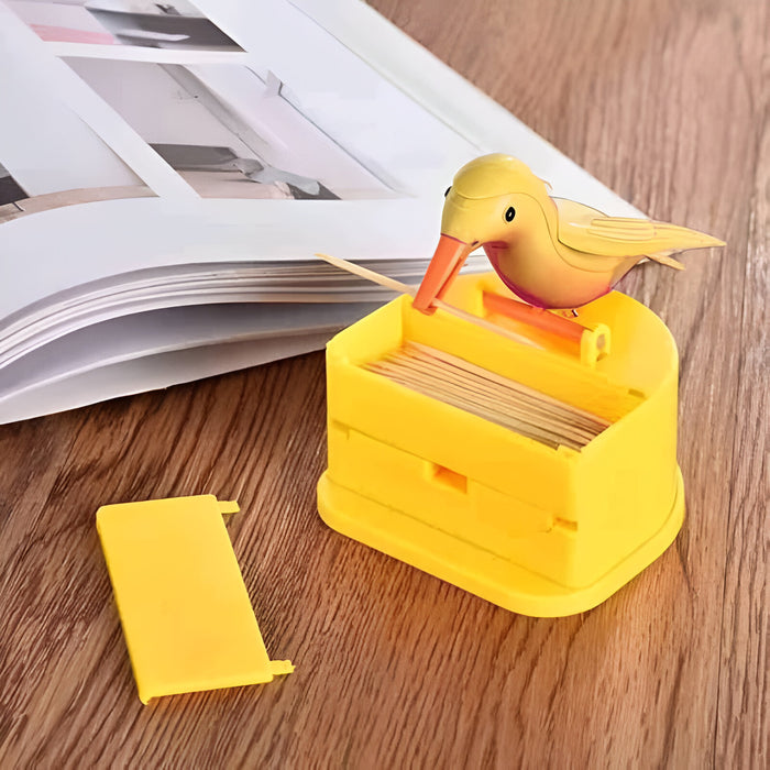 Automatic Bird Design Toothpick Dispenser