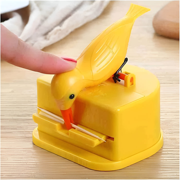 Automatic Bird Design Toothpick Dispenser