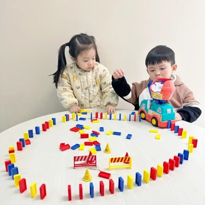 Automatic Domino Train Set Toys