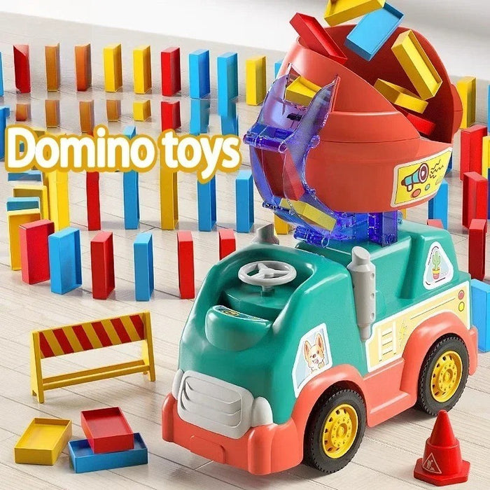 Automatic Domino Train Set Toys