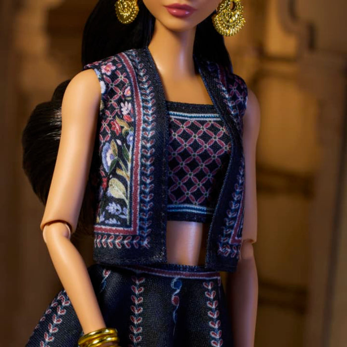 Barbie Signature Diwali Collector Doll By Anita Dongre In Festive Floral Outfit