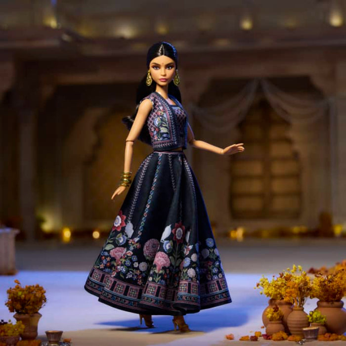 Barbie Signature Diwali Collector Doll By Anita Dongre In Festive Floral Outfit