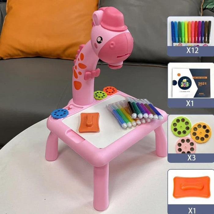 Creative Giraffe Drawing Projector Table Toy