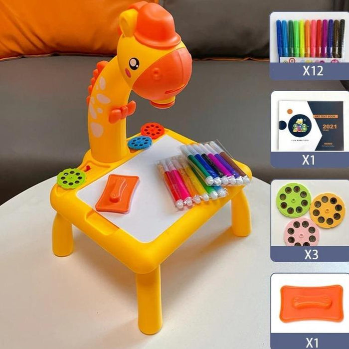 Creative Giraffe Drawing Projector Table Toy