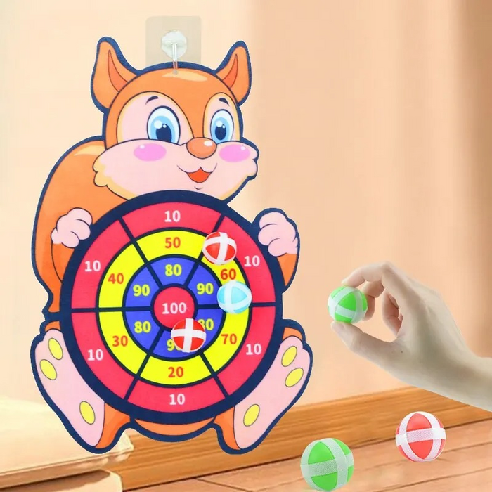 Squirrel Dartboard Game Toy