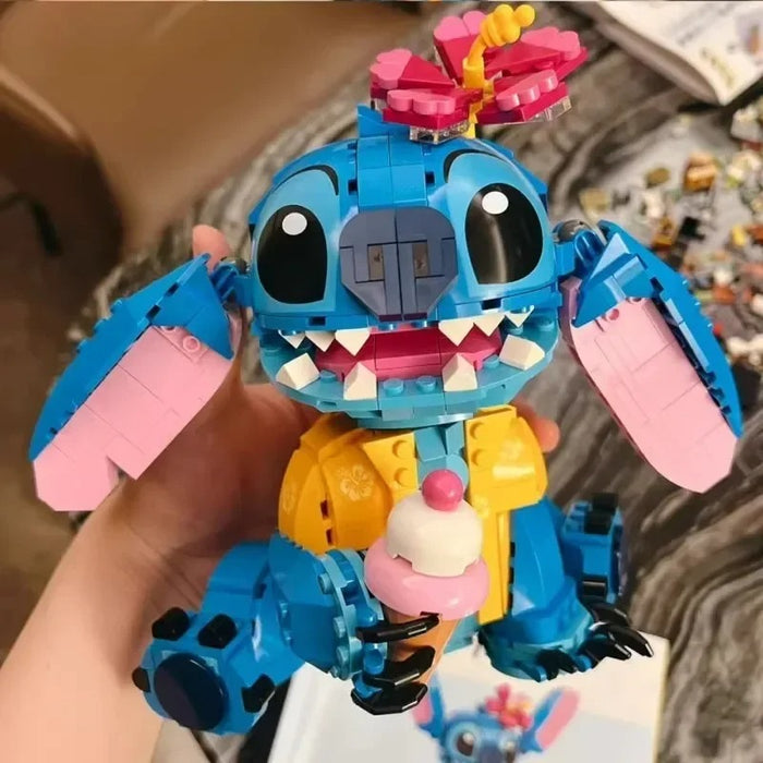 Stitch Inspired Building Block Figure Set