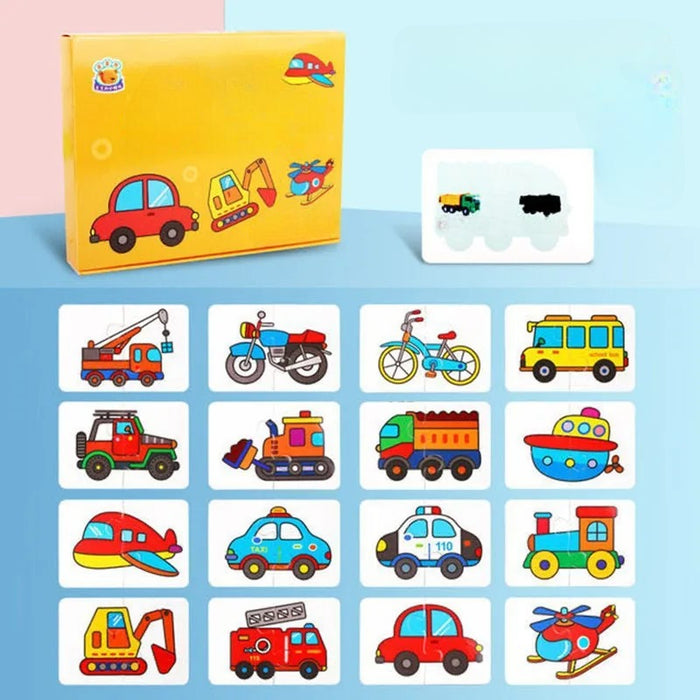 Educational Matching Puzzle Cards