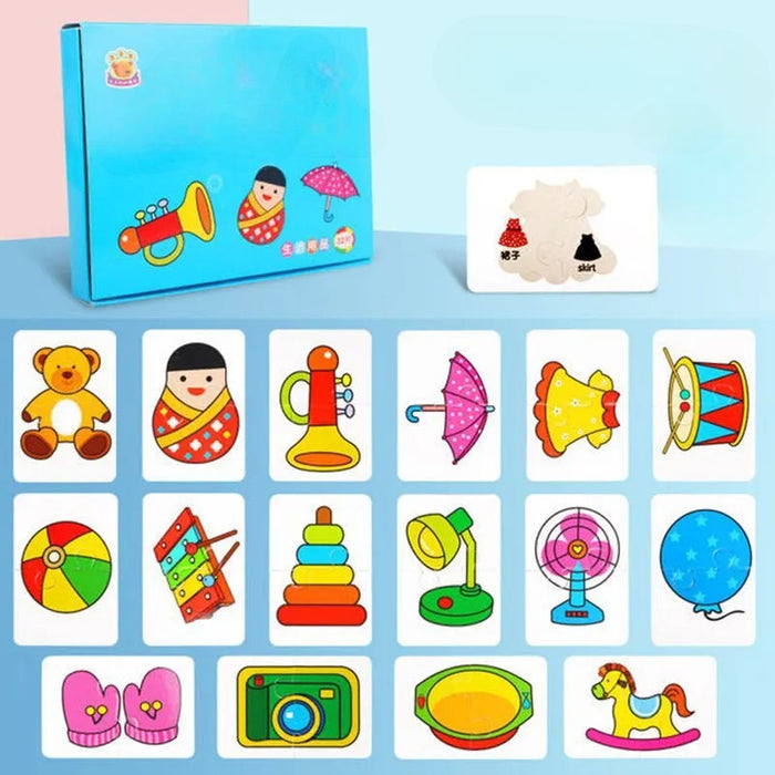 Educational Matching Puzzle Cards