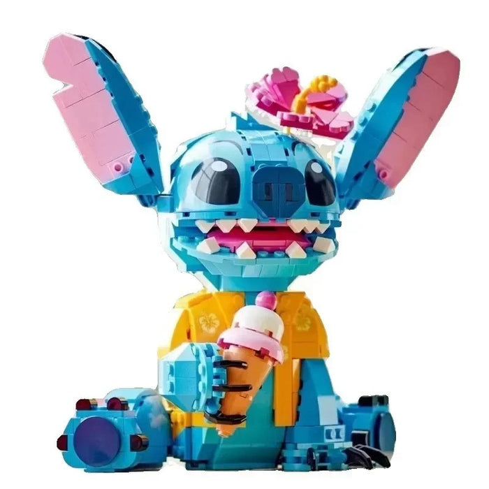 Stitch Inspired Building Block Figure Set