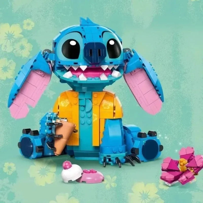 Stitch Inspired Building Block Figure Set