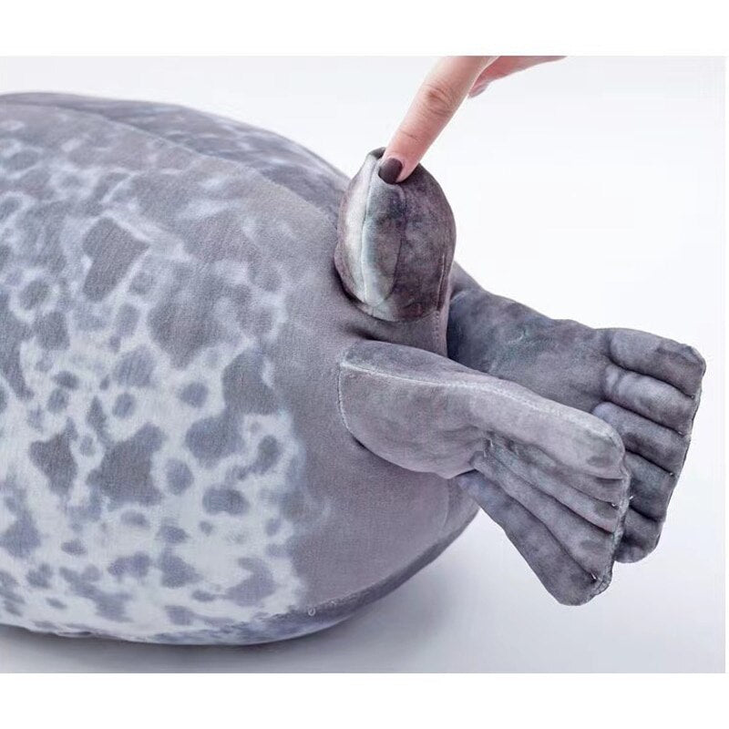 Plush Stuffed Seal Cartoon Pillow