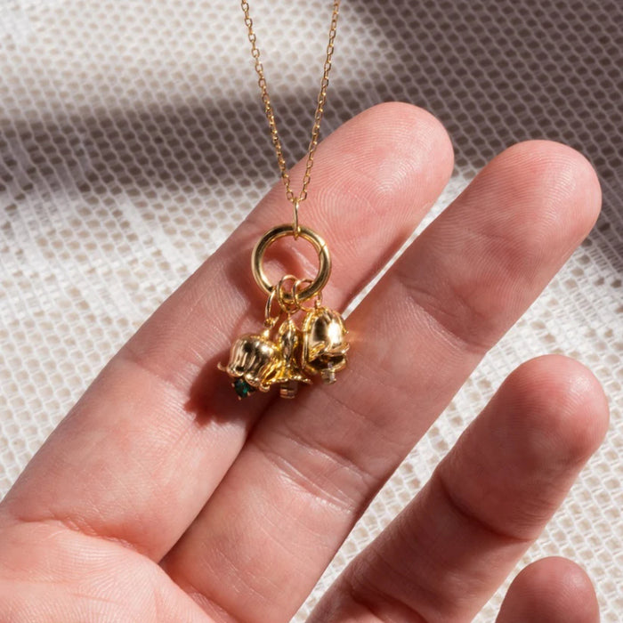 Floral Birth Flower Pendant