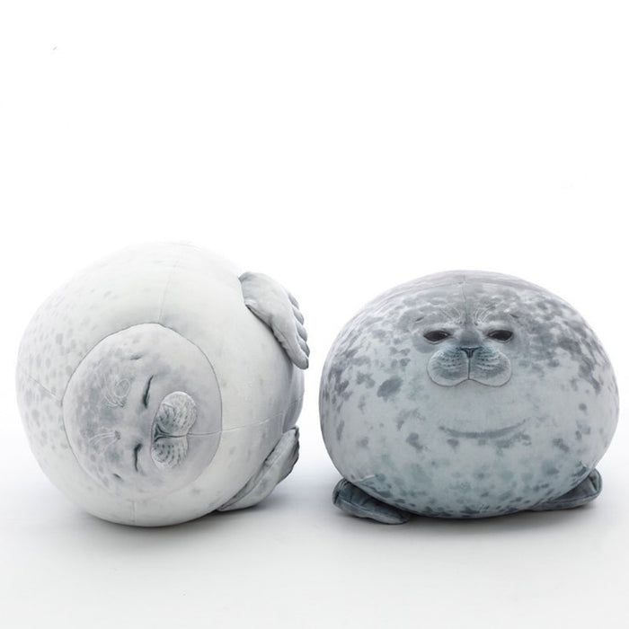 Stuffed Blob Seal Pillow For Kids