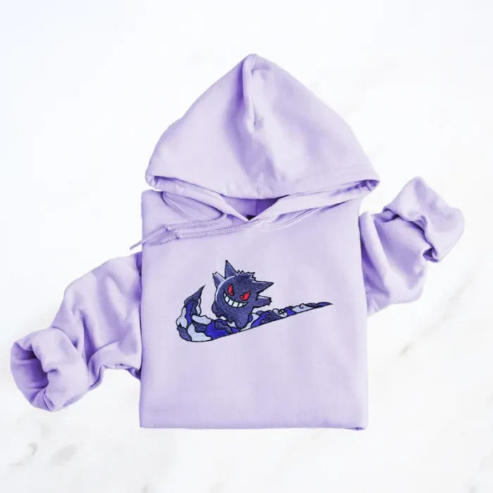 Cartoon Characters Embroidered Hoodie