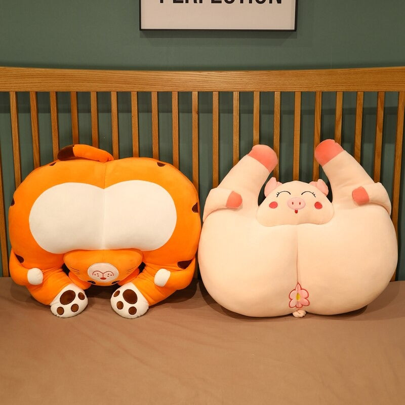 Tiger & Pig Plush Toys