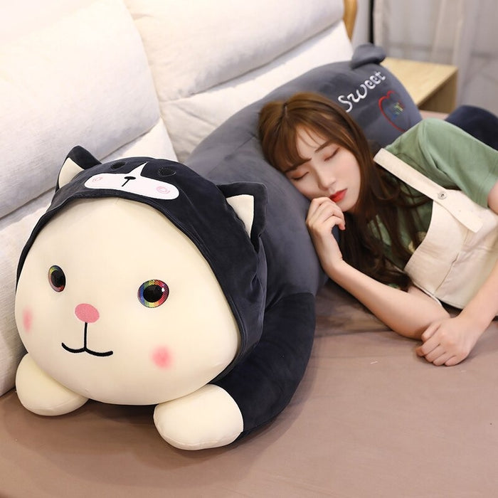 Cartoon Cat Animal Plush Pillow Toy