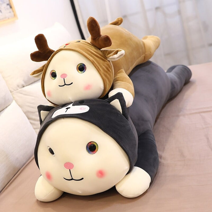 Cartoon Cat Animal Plush Pillow Toy