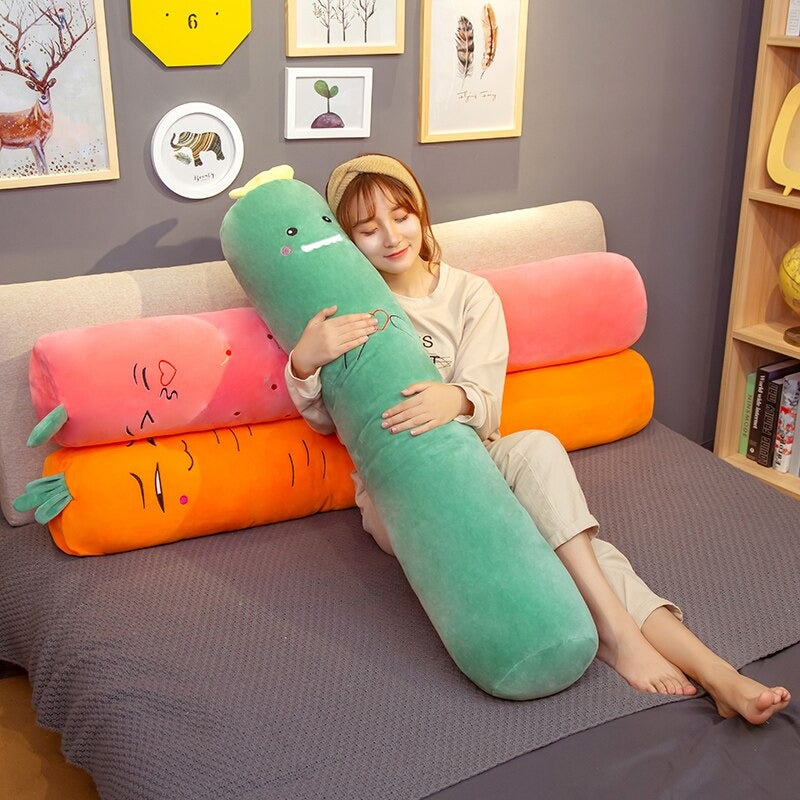 Long Pillow Fruit Plush