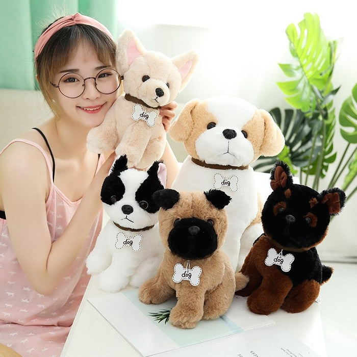 Kawaii Teddy Dog Plush Toy