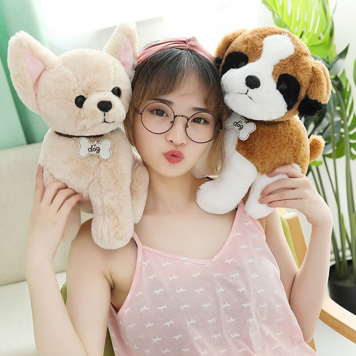 Kawaii Teddy Dog Plush Toy