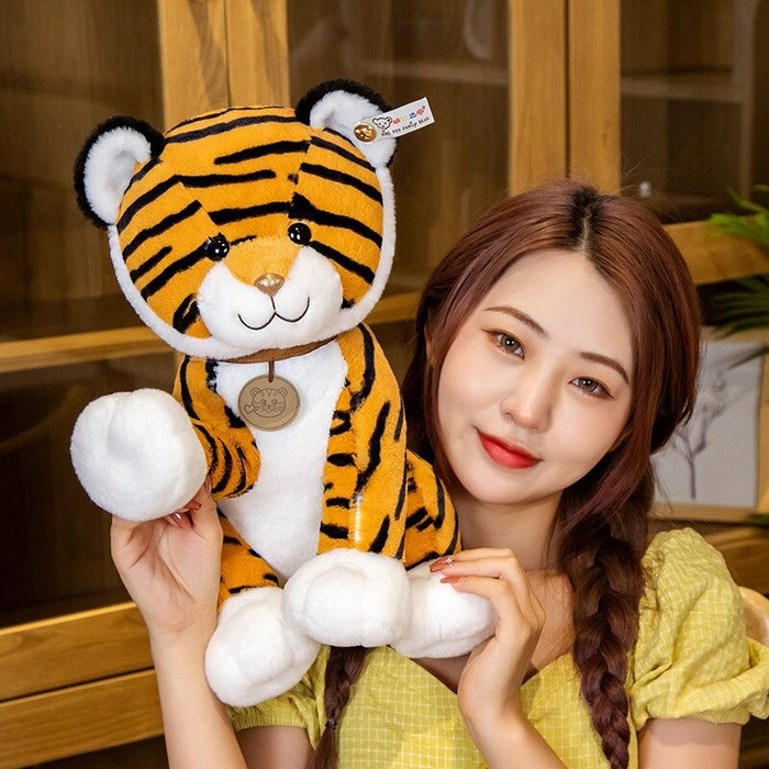 The Sitting Tiger Plush Toy