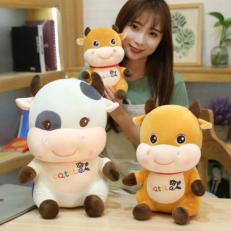 The Sitting Cattle Plush Toy