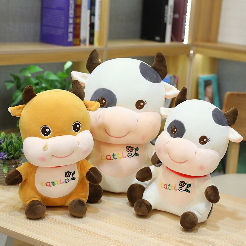 The Sitting Cattle Plush Toy
