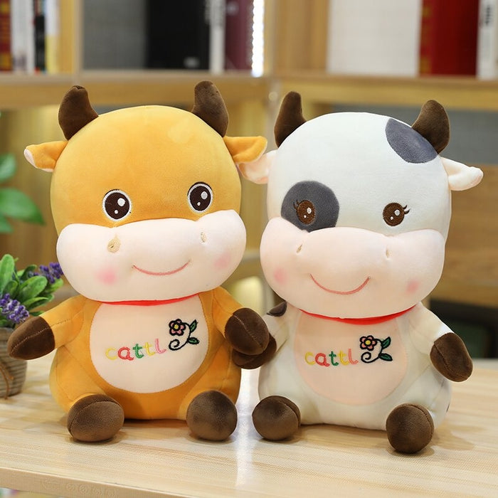 The Sitting Cattle Plush Toy