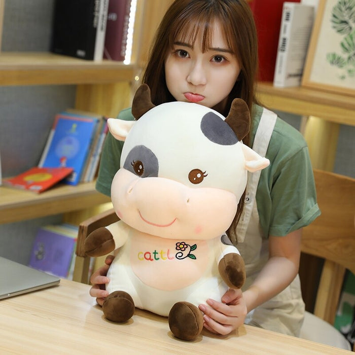 The Sitting Cattle Plush Toy