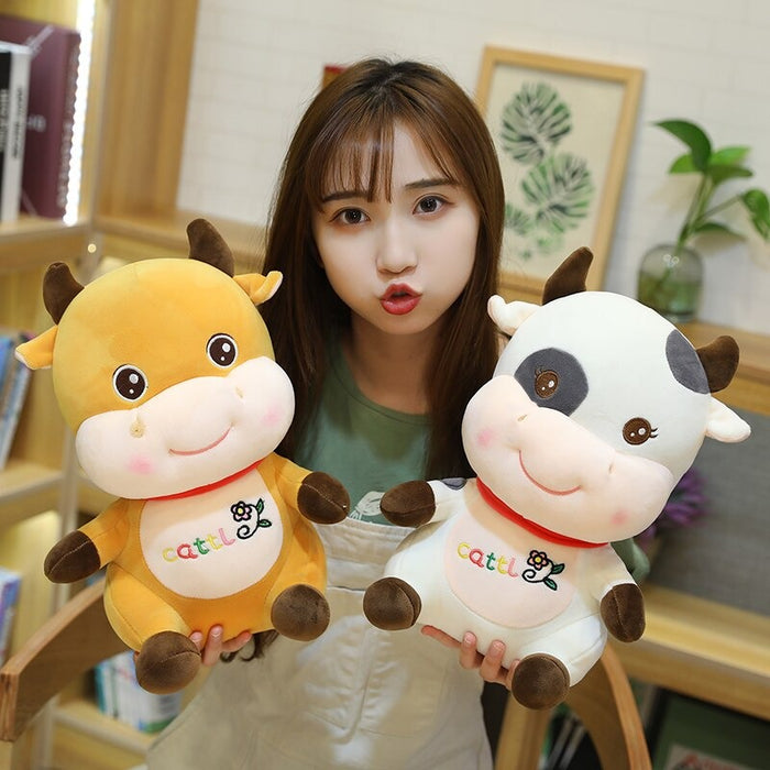 The Sitting Cattle Plush Toy