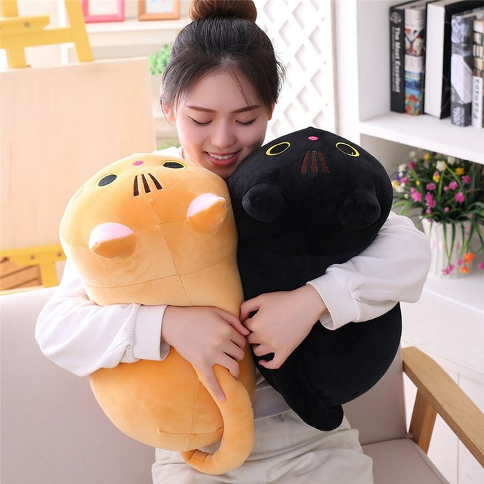 Lying Big Eye Cat Plush Toys