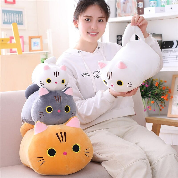 Lying Big Eye Cat Plush Toys