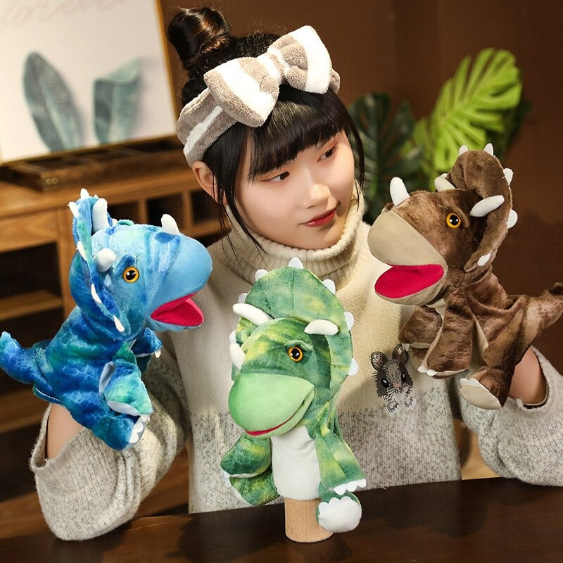 The Stuffed Dinosaur Plush Puppet