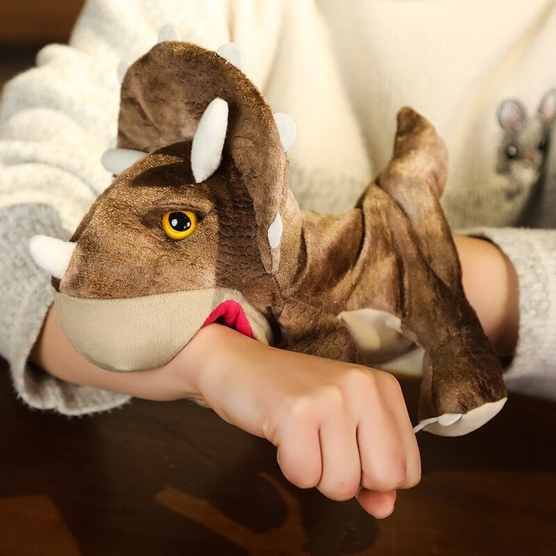 The Stuffed Dinosaur Plush Puppet