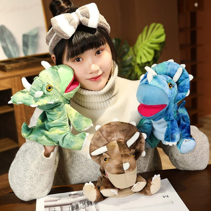 The Stuffed Dinosaur Plush Puppet