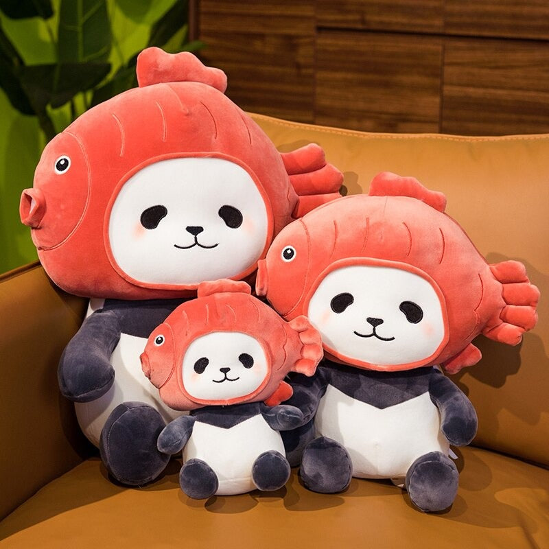 The Fish Head Panda Plush Toy