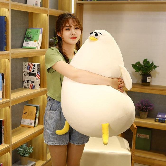 Cute Chubby Seagull Pillow